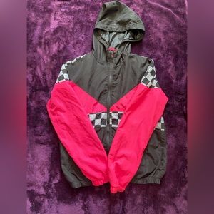 Pink, Black, checked board Jacket